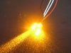 3Racing (#3RAC-FLD03/OR) 3mm Flash LED Light - Orange