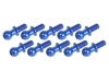 3racing (#3RAC-BS4806/BU) 3Racing (#3RAC-BS4806/BU) Aluminum 4.8MM Ball Stud L=6 (10 pcs) - Blue