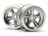 HPI (#3820) Racing Vintage 5-Spoke Wheel 31mm Matte Chrome