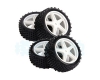 HSP (#06008W) 94107 Wheels 5 Spoke White 4 pcs