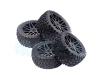 HSP (#06101BK) 94107 Wheels 8 Spoke Black 4 pcs