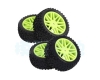 HSP (#06101G) 94107 Wheels 8 Spoke Green 4 pcs