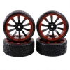 HSP (#601A-6013BK) 94123 Wheels Drift 10 Spokes black 4 pcs