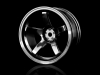 MST (#102019BK) Black 5 Spokes Wheel (+8) (4P)