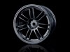 MST (#102021BK) Black RE30 Wheel (+3) (4P)