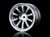 MST (#102027FS) Flat Silver 77SV Wheel (+5) (4)