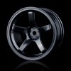 MST (#102018BK) Black 5 Spokes Wheel  (+5) (4P)