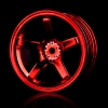MST (#102018R) Red 5 Spokes Wheel (+5) (4P)