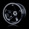 MST (#102020BK) Black 5 spoke wheels offset 11 (4)