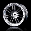 MST (#102021S) Silver RE30 Wheel  (+3) (4P)