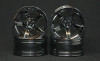 MST (#102020SBK) Silver Black 5 Spoke wheel (+11) (4P)