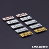 Usukani (US88175) 3D License Plate Sticker ( 13-919 )/2pcs