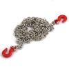 Yeah Racing 1/10 RC Rock Crawler Accessory 96cm Long Chain and Hook Set Red YA-0357