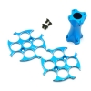 Yeah Racing Aluminum Damper Refilling Holder Blue For 1/10 Touring Drift YA-0524BU