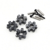 Yeah Racing Aluminum Hex Adaptor Set 12x5mm For 1/10 RC Touring Drift Crawler Black WA-035BK