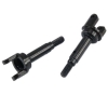 Yeah Racing Steel Hard Rear Wheel Axle replacement for Traxxas Slash 4x4 #TSL-215R2BK