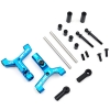 Yeah Racing (#TATT-009BU) Aluminum Track Width Adjustable Front Lower Suspension Arm for TATT-S03 Tamiya TT02 RWD Blue