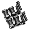 Yeah Racing (#WA-024BK) Aluminum Hex Adaptor 20mm Offset For 12mm Hex Wheels Black 4pcs WA-024BK