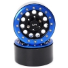 Yeah Racing (#WL-0117BU) 1.9 Aluminum CNC F-RG Beadlock Wheel w/Wheel Hub 2pcs Blue