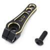 Yeah Racing (#YA-0516BK/GD) 25T Aluminum Servo Arm Horn For Futaba Savox Power HD Blue Bird Black Gold