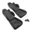 Yeah Racing (#YA-0540) Hard Plastic Seats 2pcs For 1/10 Crawler Black