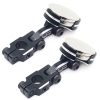 Yeah Racing (#YA-0531BK) Aluminium CNC Magnetic Invisible Body Mounting System 2pcs Black